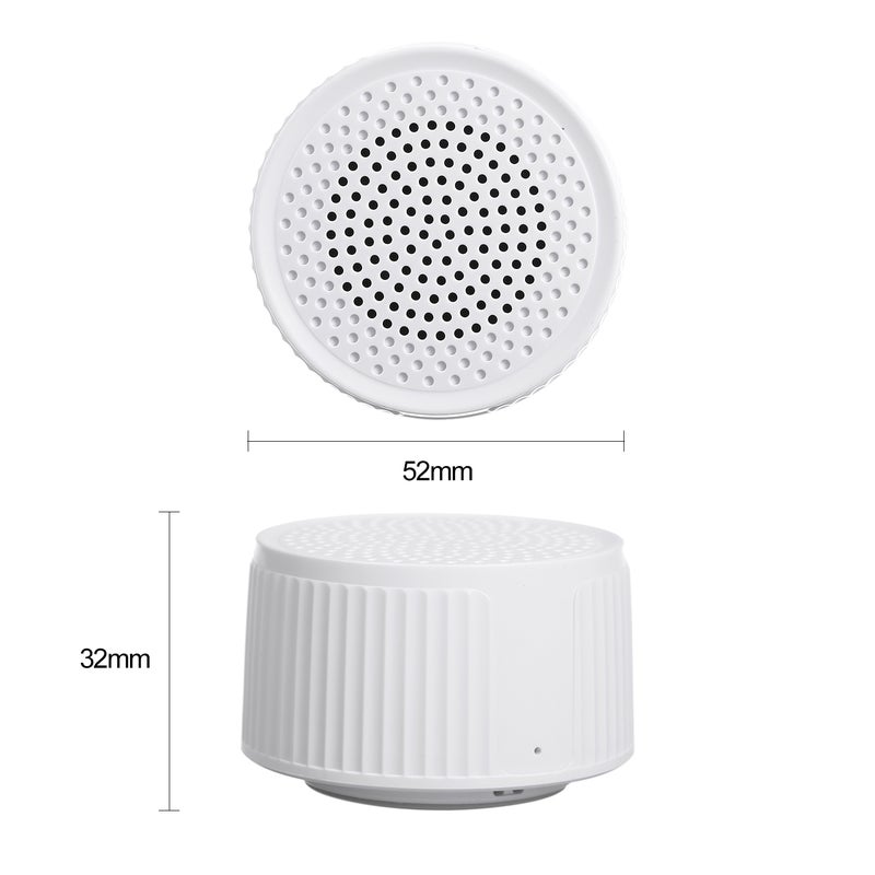 Mini Hands-Free Call Portable Bluetooth Speaker White