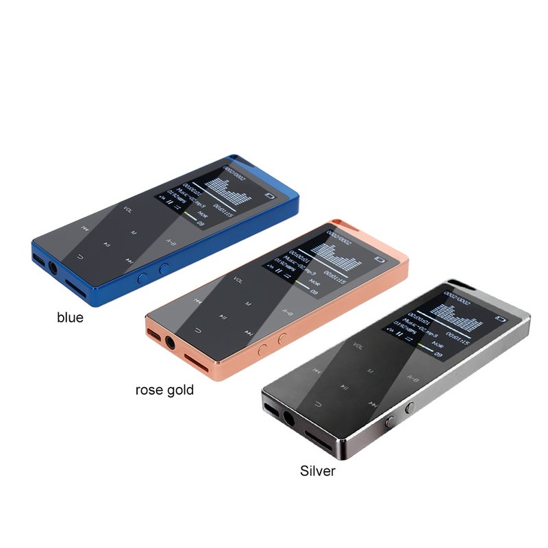 Portable Digital MP3 Player With Earphones LU-V5-622 Blue  - Image 5