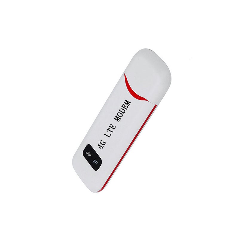 Generic Unlocked QR91F 4G LTE USB WiFi Modem Router White/Red  - Image 1