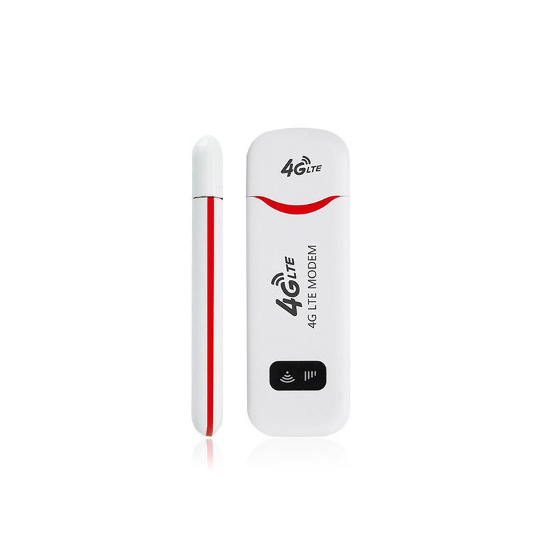Generic Unlocked QR91F 4G LTE USB WiFi Modem Router White/Red  - Image 2