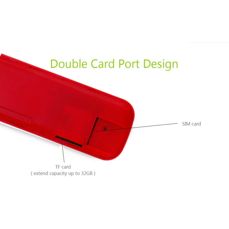 ماركة غير محددة - راوتر مودم QR91F غير مقفول يدعم تقنية 4G LTE ومزود بمنفذ USB وخاصية الواي فاي أبيض/أحمر - Image 1