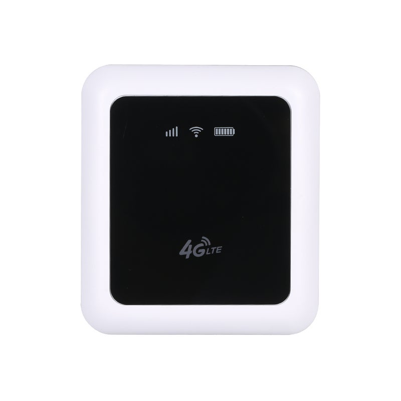 Generic - Portable Hotspot MiFi 4G Wireless Wifi Mobile Router FDD 100M With Power Bank White/Black - Image 1
