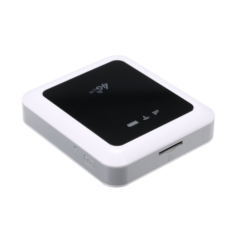 Generic - Portable Hotspot MiFi 4G Wireless Wifi Mobile Router FDD 100M With Power Bank White/Black - Image 1