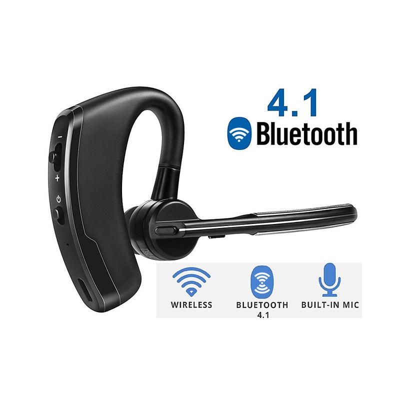 V8S Bluetooth In-Ear Wireless Driving Sports Earphone Black - Image 5