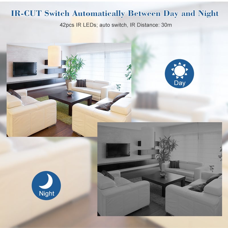 KKmoon High Definition Weatherproof Bullet IP Camera - Image 3