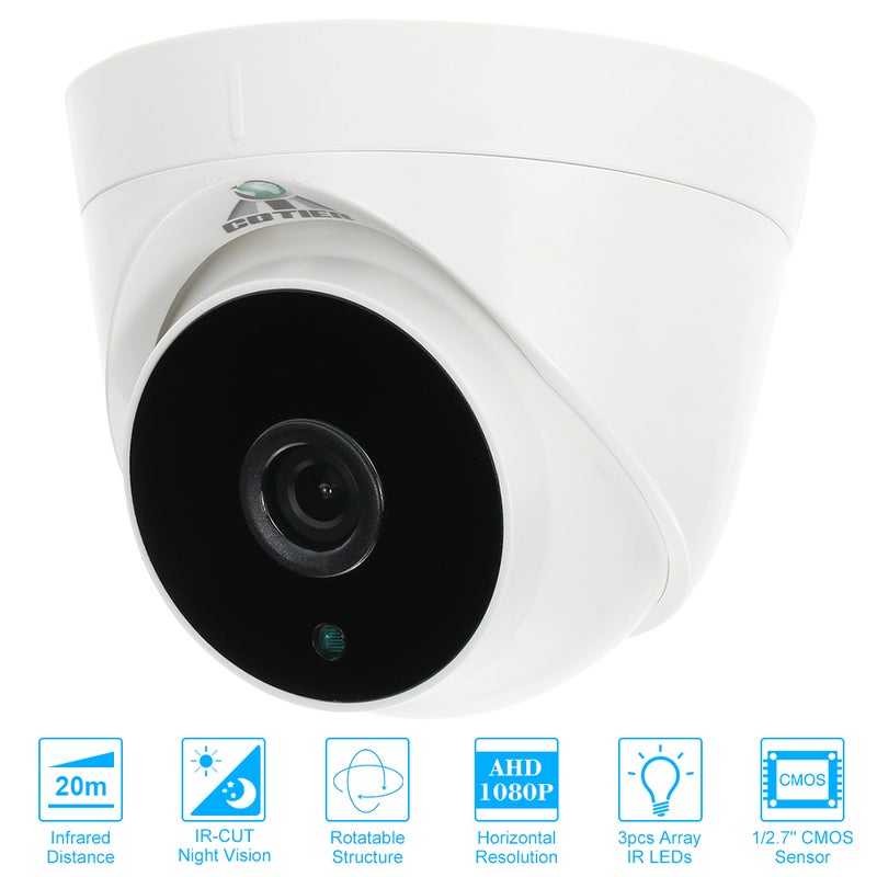 COTIER AHD Dome CCTV Indoor Home Surveillance Camera with PAL System - Image 2