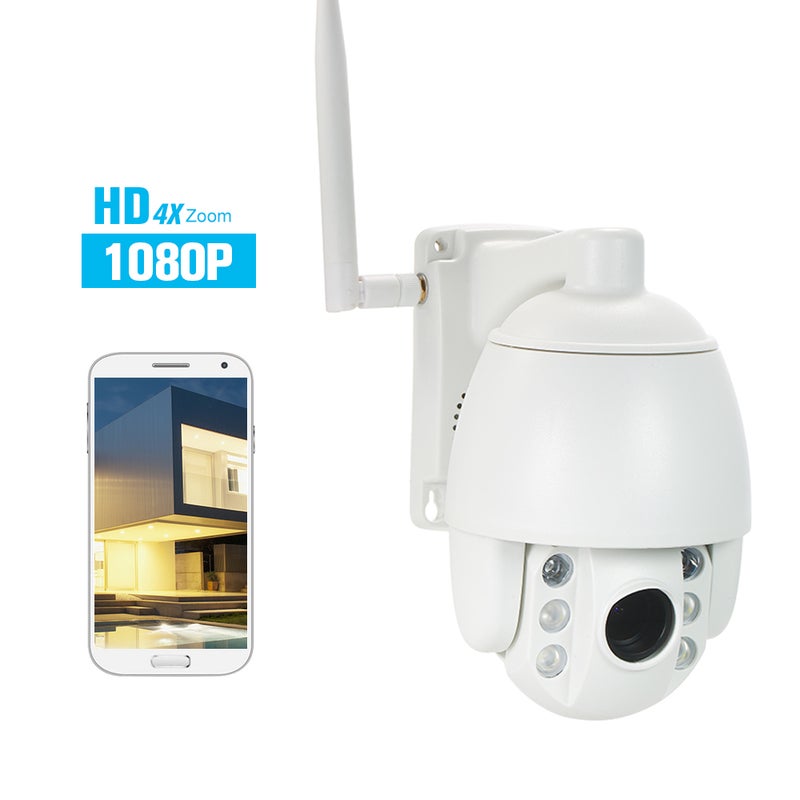 Generic - 1080P HD PTZ Wi-Fi Wireless 2.8-12mm Auto Focus Colorful Night Vision Outdoor IP CCTV Camera - Image 1