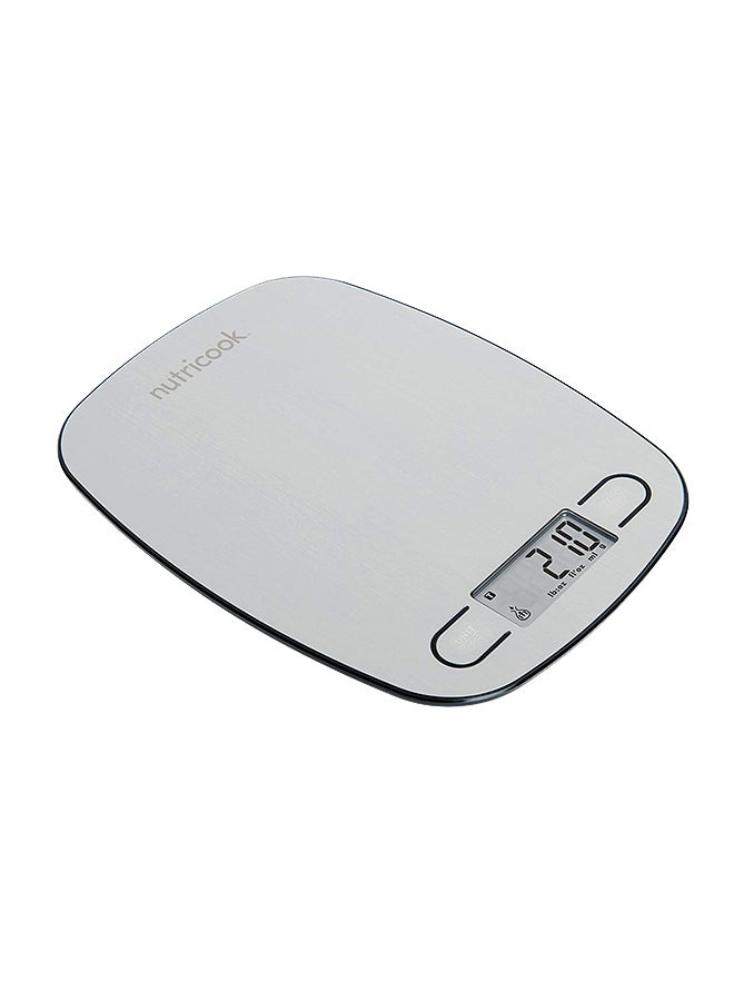 nutricook Stainless Steel Digital Kitchen Scale Eko By Nutribullet Silver - Image 2