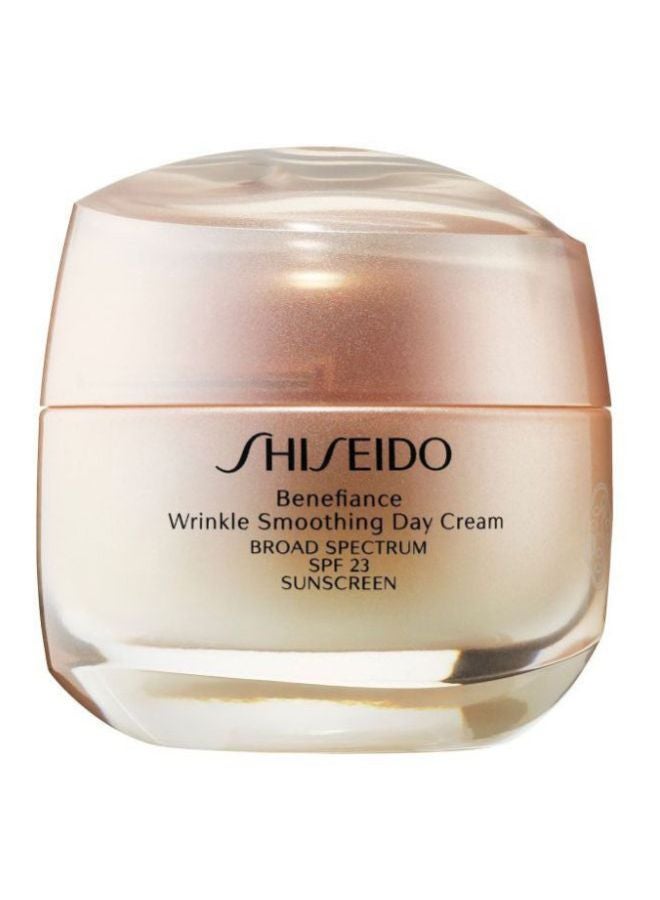 Shiseido Benefiance Wrinkle Smoothing Day Cream With SPF 23 50ml - Image 1