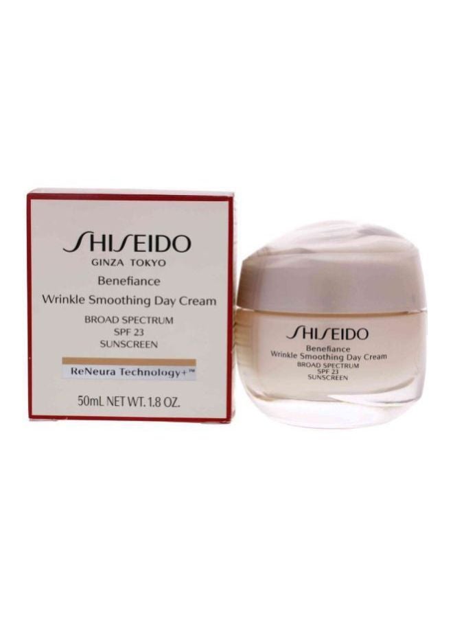 Shiseido Benefiance Wrinkle Smoothing Day Cream With SPF 23 50ml - Image 2