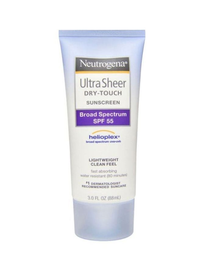 Neutrogena - Ultra Sheer Dry-Touch Sunscreen Lotion SPF55 3Fluid Ounce - Image 1