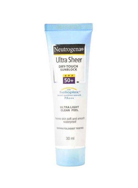 Ultra Sheer Dry-Touch Sunblock SPF 50+ 30ml