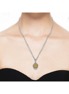 STARGEMS 18 Karat White Gold And Diamond Floral Pendant  - Image 2