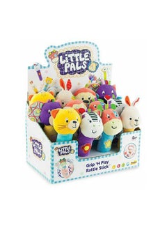 WinFun 12-Piece Grip And Play Rattle Stick Set Multicolor 22cm  - Image 2