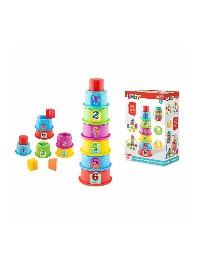 dede Cylinder Tower Shape Sorter  - Image 1