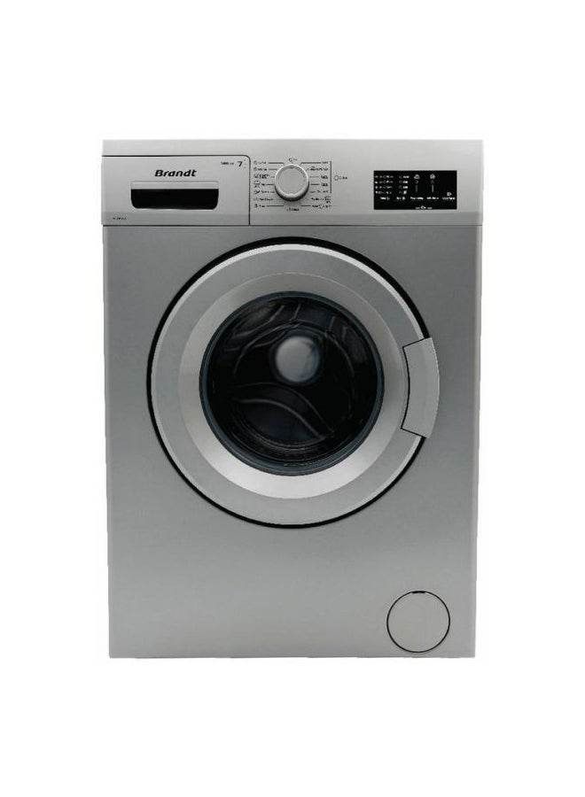 BRANDT - Front Load Washing Machine 7 Kg 7 L WF147SEG Silver - Image 1
