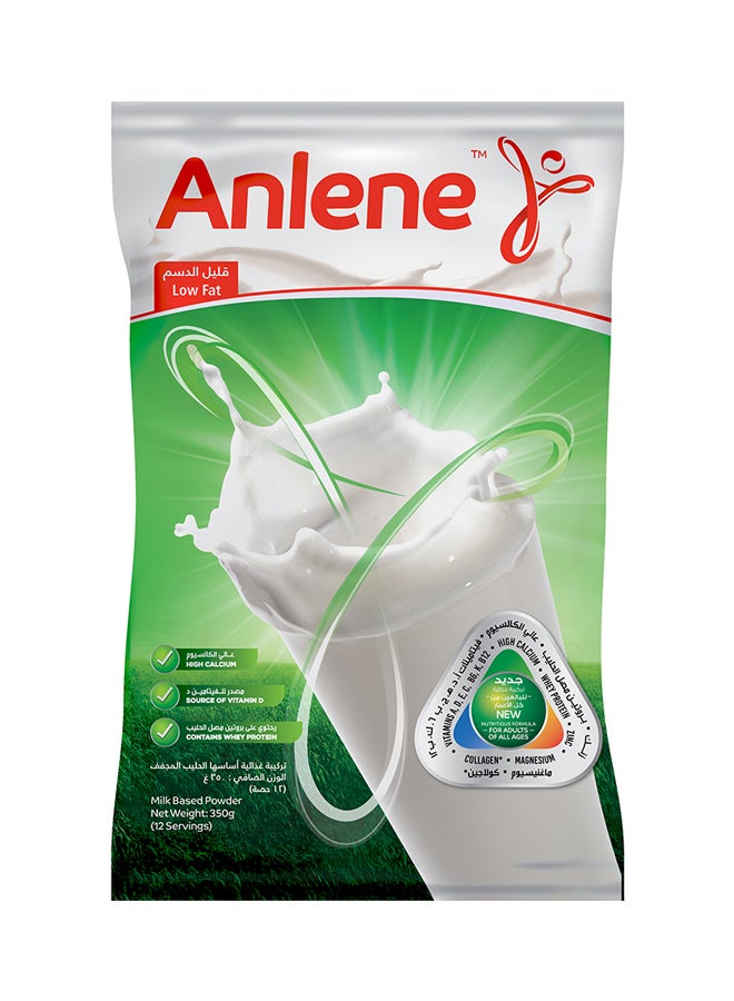 Anlene Low Fat Milk Based Powder Value Pack 350grams 