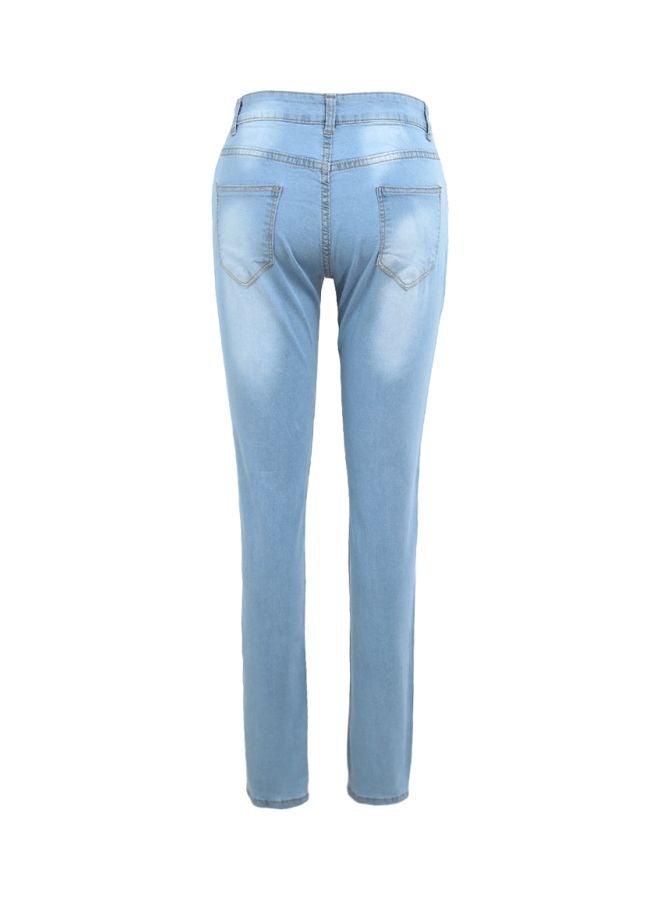 High Waist Jeans Blue - Image 2
