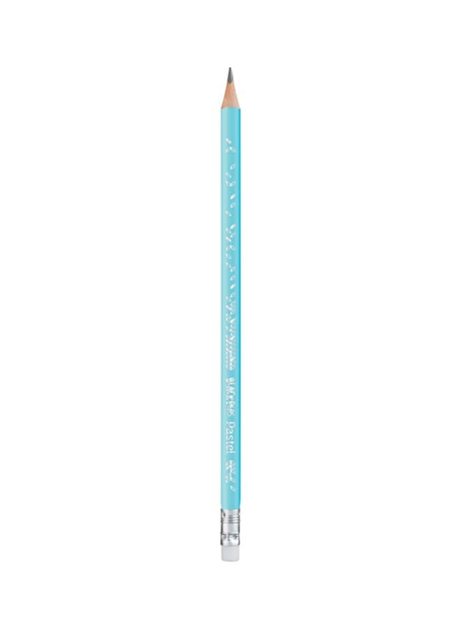Maped 12-Piece Pastel Graphite Pencil With Eraser Blue/Coral/Purple - Image 3