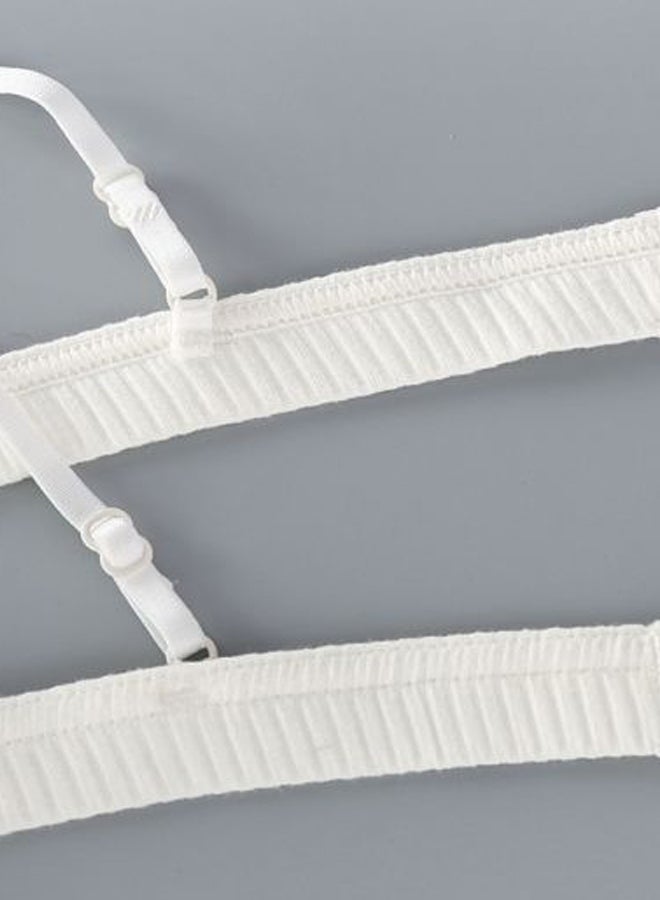 Padded Push-Up Bra White - Image 4