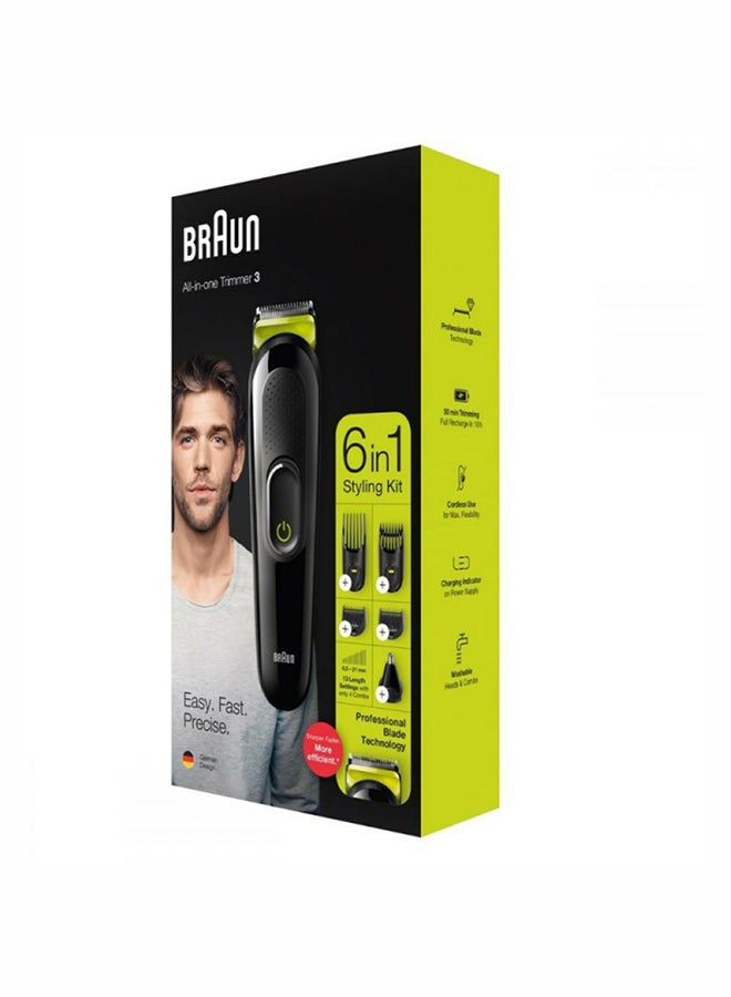 BRAUN All-in-one Trimmer 6-in-1 MGK3221 Green/Black - Image 1