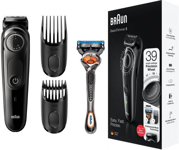 BRAUN Styling Beard Trimmer With Precision Dial Bt3242 Black - Image 2