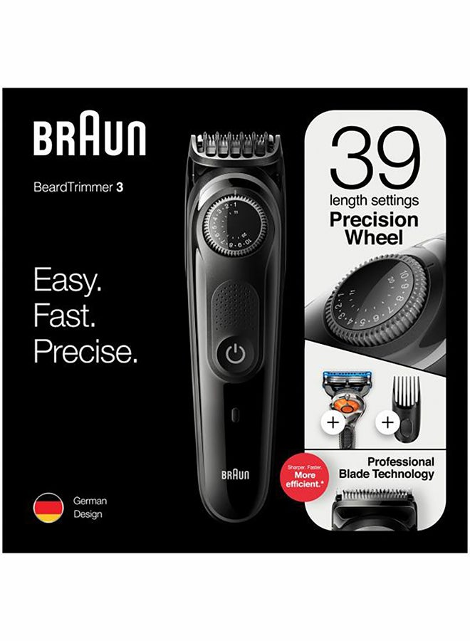 BRAUN Styling Beard Trimmer With Precision Dial Bt3242 Black - Image 1