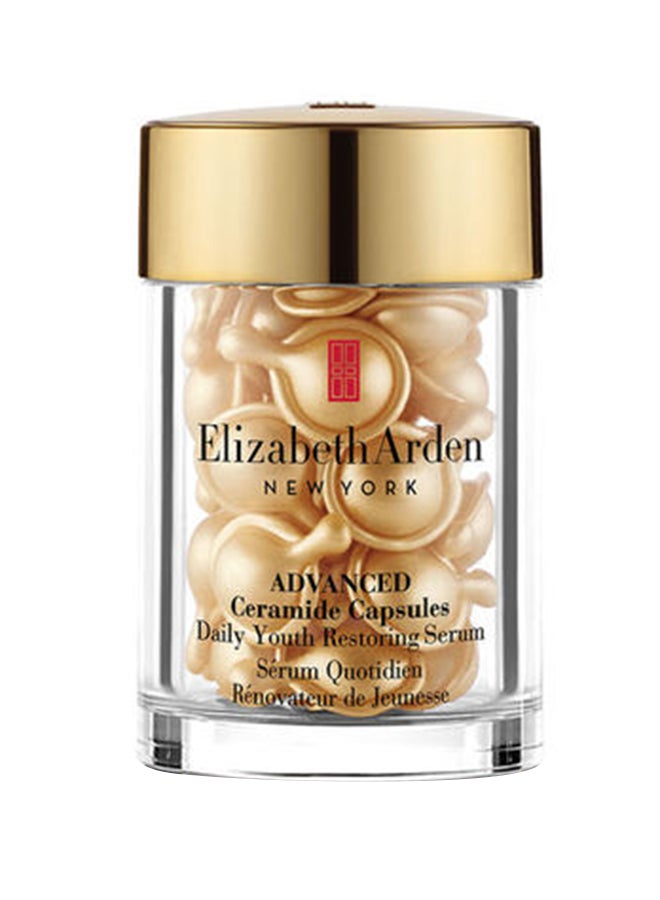 اليزابيث اردن كبسولات سيروم من السيراميد بتركيبة متطورة لاستعادة الشباب من 30 كبسولة ذهبي 30ملليلتر