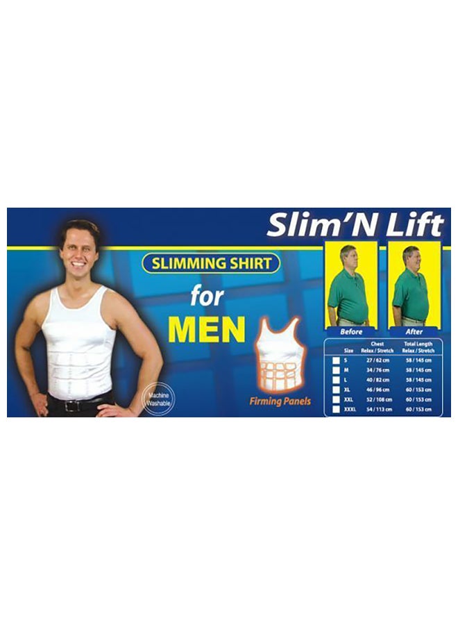 SLIM'N LIFT Slimming T-Shirt White XL 