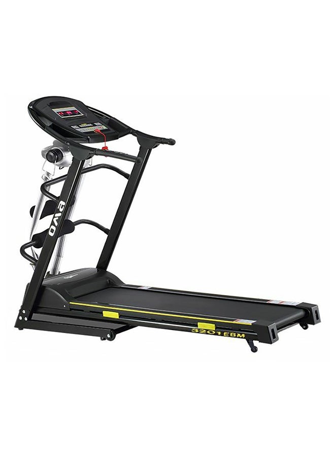 OMA Motorized Fitness Treadmill 1.5HP Black 100kg  - Image 1