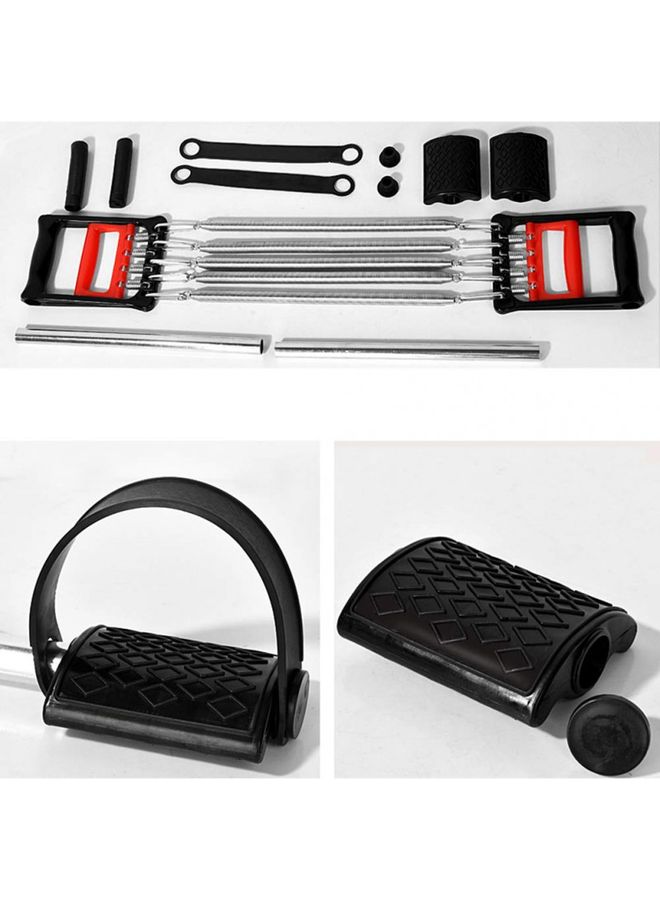 Kanteen Store - 3 In 1 Multi-Function Resistance Metal Chest Expander K1016 Silver - Image 1