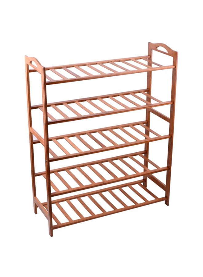 Roman Gifts - 5-Tier Shoe Rack Organizer 49x23x67 cm 15 pairs of shoe Natural Bamboo - Image 1
