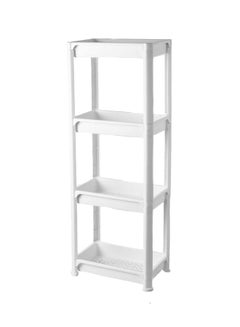 Roman Gifts Corner Storage Shelve Organizer White 36x23x100cm  - Image 1