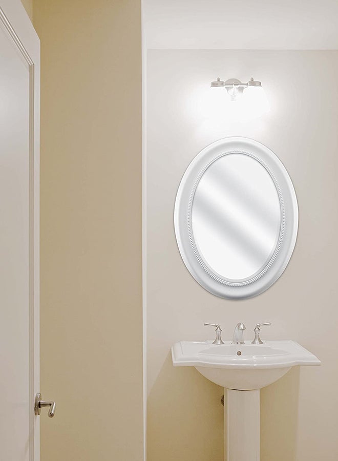 Roman Gifts - Elegent Decor Wall Mirror Silver 70x56centimeter - Image 1