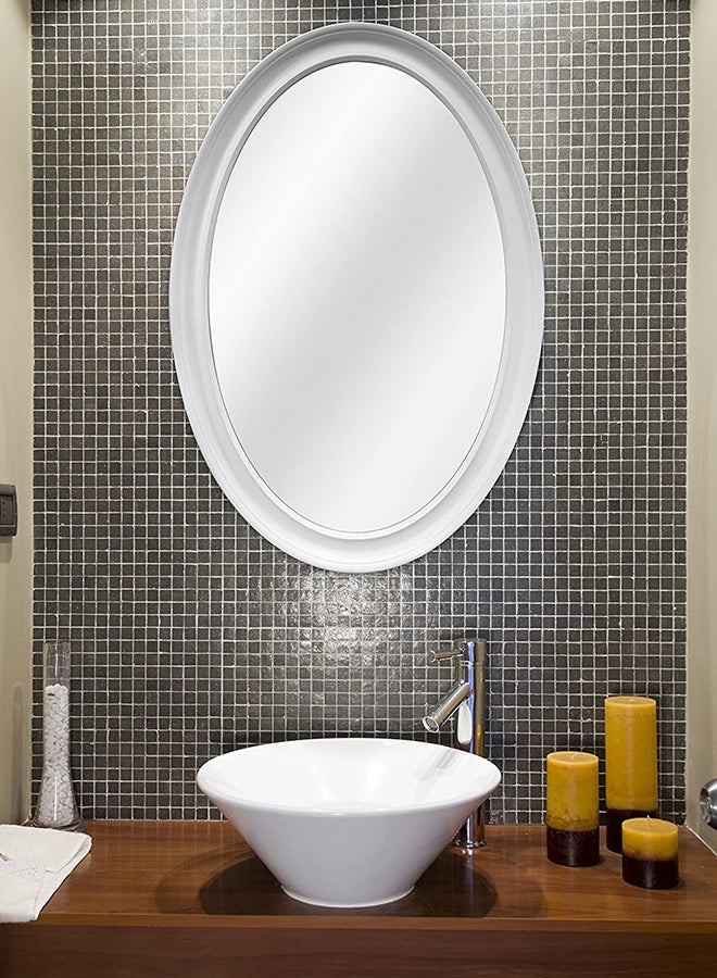 Roman Gifts - Elegent Decor Wall Mirror Silver 70x56centimeter - Image 1
