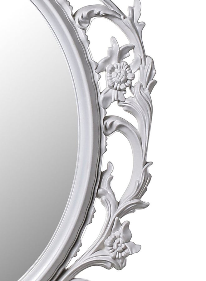 Roman Gifts Elegent Decor Wall Mirror White 83x58centimeter  - Image 4