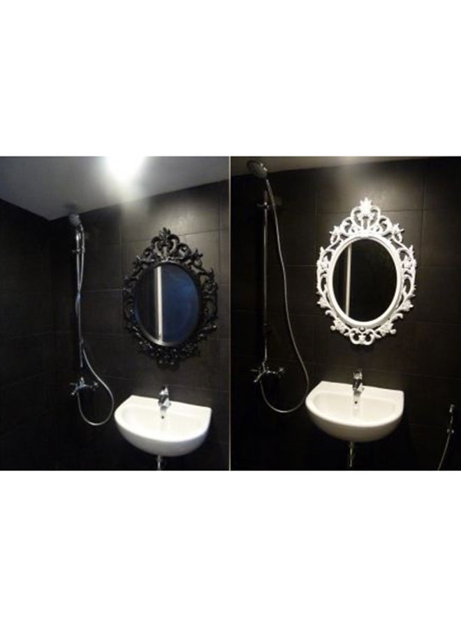 Roman Gifts Elegent Decor Wall Mirror White 83x58centimeter  - Image 5