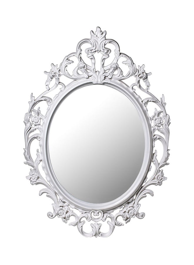 Roman Gifts Elegent Decor Wall Mirror White 83x58centimeter  - Image 2