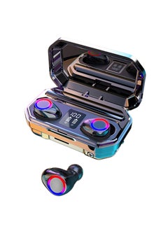 Breathing Light Bluetooth Headset With Charging Case Multicolour