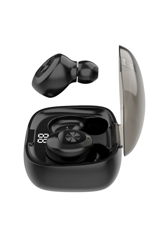Bluetooth Headset With Charging Case Black  - Image 1