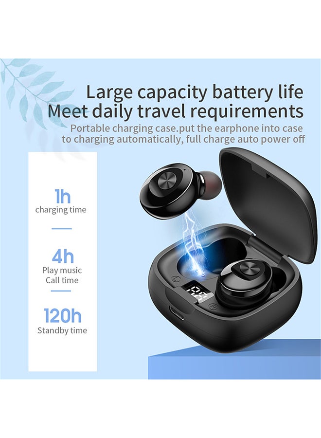 Bluetooth Headset With Charging Case Black  - Image 4