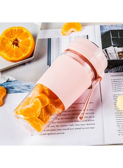 Flash Hawk Electric Blender And Portable Juicer Cup 400.0 ml 50.0 W ZS-002 Pink/Clear  - Image 5