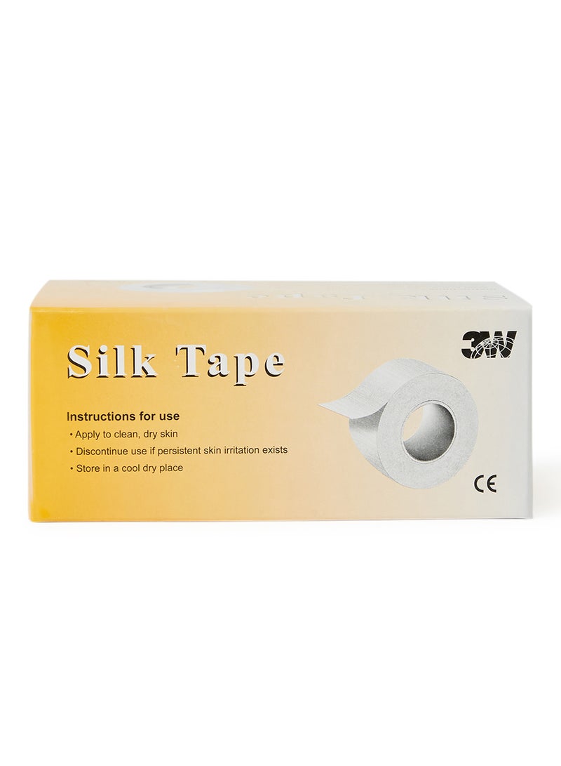 3W Healthcare Silk Tape Roll 6 Pcs, 5X5Cm, First Aid Adhesive Breathable Bandage Tape For Wound Care, Surgical Bandage Tape - Image 2