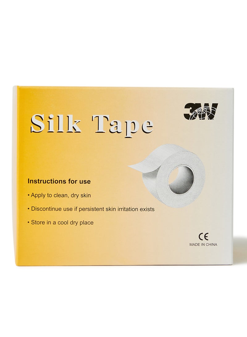 3W Healthcare Silk Tape Roll 6 Pcs, 5X10Cm, First Aid Adhesive Breathable Bandage Tape For Wound Care, Surgical Bandage Tape - Image 2