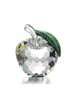 asmat Apple Design Home Decor Showpiece Clear/Green 9 x 8cm  - Image 1