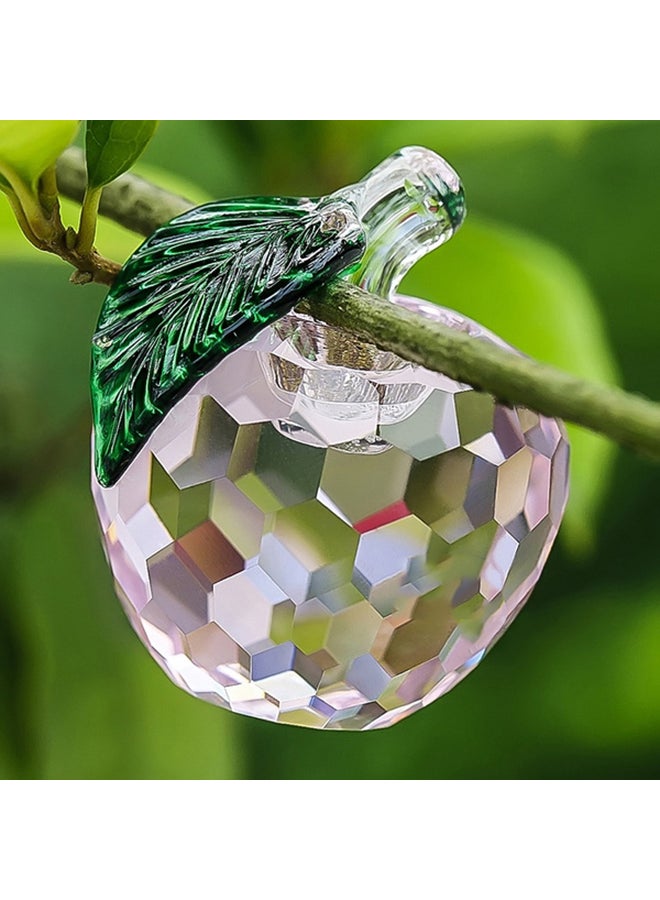 أسمات قطعة فنية لديكور المنزل بتصميم تفاحة شفاف/أخضر 9 x 8سم  - Image 2