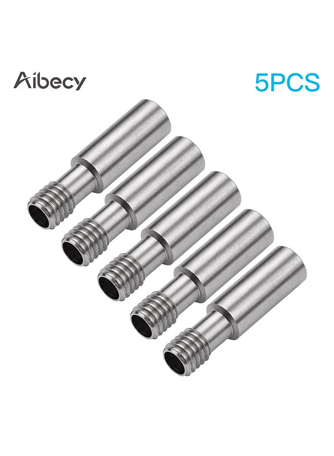 Aibecy 5-Piece Extruder Throat Tube For 3D Printer Silver  - Image 5