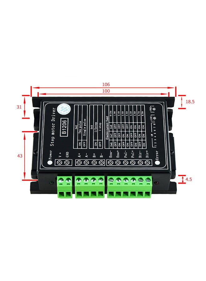 Aibecy 2-Phase Stepper Motor Driver Black - Image 3