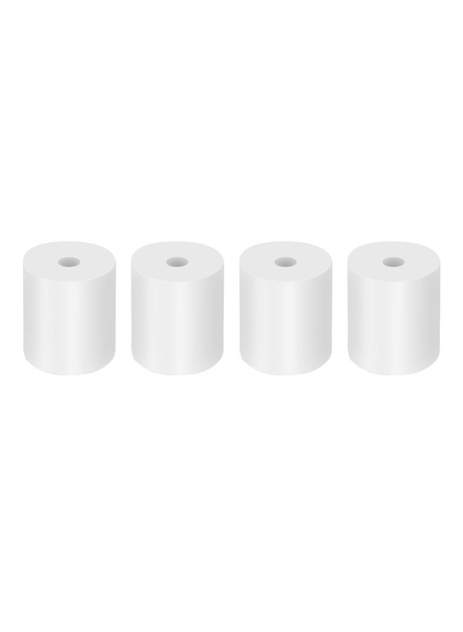 4-Piece Silicone Leveling Column For Anet A8/Wanhao D9/Anycubic Mega Ender 5 Plus White