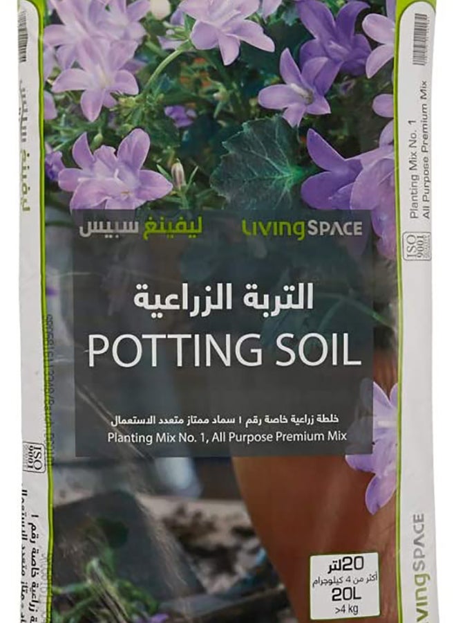 Living Space Potting Soil Mix 20 L Multicolor 4kg